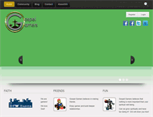 Tablet Screenshot of gospelgamers.com